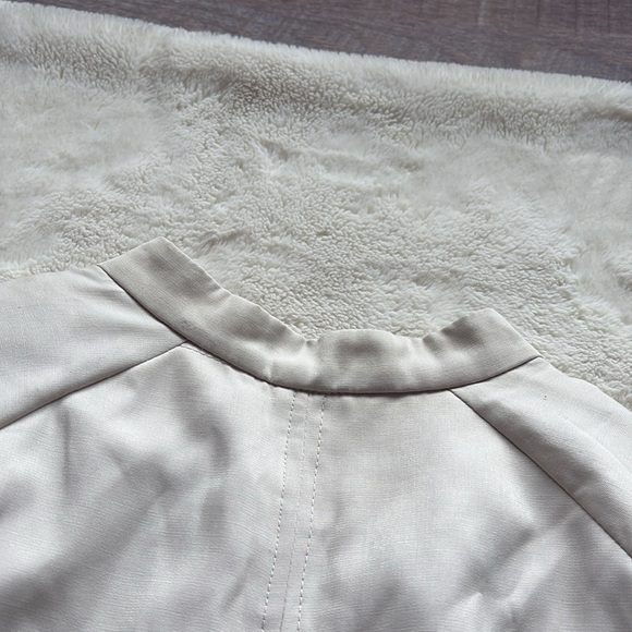 H&M Women’s Beige Trench Coat Long Belted Drape Front Jacket, Lightweight Layer - Picture 8 of 10